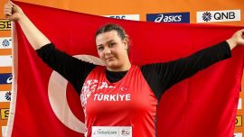 Genç milli atlet Pınar Akyol gülle atmada dünya ikincisi oldu