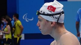 Koral Berkin Kutlu 200 metre serbest S5 kategorisinde 5. oldu