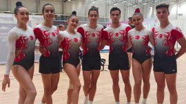 Milli cimnastikçiler Slovakya’da 15 final hakkı kazandı