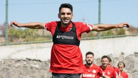 En erken golle tarihe geçen Muhammet Demir Gaziantep’te mutlu