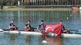Genç milli kürekçiler Avrupa’nın zirvesine çıktı