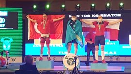Milli halterci Taner Çağlar dünya ikincisi oldu