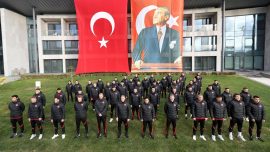 A Milli Futbol Takımı Atatürk’ü andı