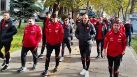 A Milli Takım Podgoritsa’da şehir turu attı