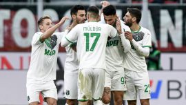 Sassuolo’dan zirve mücadelesi veren Milan’a darbe