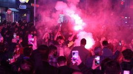Trabzon’da galibiyet sevinci