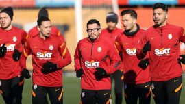 Galatasaray’da Omar Elabdellaoui takımla çalıştı