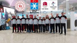 Kayak olimpiyat kafilesi Çin’e gitti