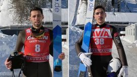 Kayakla atlama olimpik milli sporcularından tarihi başarı