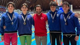Milli sporcular Macaristan’da altın madalya kazandı