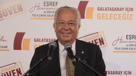 Galatasaray’da Eşref Hamamcıoğlu başkan adaylığını açıkladı