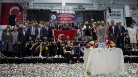 Etimesgut Belediyespor Ampute Futbol Takımı Avrupa şampiyonluğunu kutladı