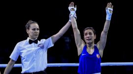 Milli boksör Ayşe Çağırır finale yükseldi