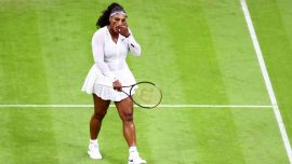 Serena Williams Wimbledon’a veda etti