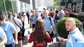 Trabzonspor kafilesi Danimarka’da