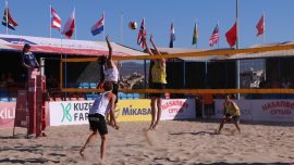 19 Yaş Altı Dünya Plaj Voleybolu Şampiyonası İzmir’de başladı