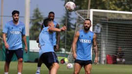 Trabzonspor’da yeni transferler ilk kez kafilede