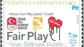 Türkiye Milli Olimpiyat Komitesi’nde “Fair Play Posta Pulu”