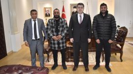 Edirne Valisi, kavgalı kulüp başkanlarını barıştırdı