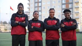 Hatay’ın kadın futbol takımına Afrikalı oyuncuları “güç kattı”