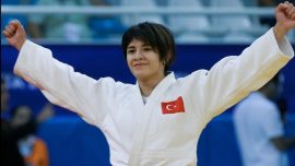 Milli judocu Tuğçe Beder Paris’te beşinci oldu