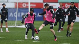 Beşiktaş’ta derbi hazırlıkları sürüyor