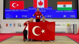 Milli halterci Yağmur Melek Şahin’den 3 madalya