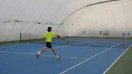 Manisa’da “Büyükler Hafta Sonu Tenis Turnuvası” başladı