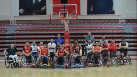 Tekerlekli Sandalye Basketbol A Milli Takımı Yalova’da kampa girdi