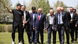 TFF Başkanı Mehmet Büyükekşi’den Kayserispor’u ziyareti