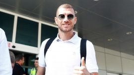 Edin Dzeko Fenerbahçe için İstanbul’a geldi