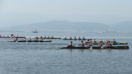 Kocaeli’de 3. Uluslararası Körfez Kupası Deniz Küreği yarışları yapıldı
