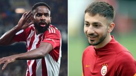 Galatasaray Cedric Bakambu ve Halil Dervişoğlu ile görüşüyor