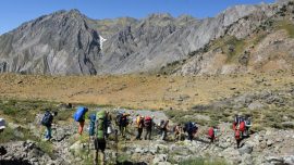 Hakkari’de Uludoruk zirve tırmanışı başladı