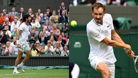 Wimbledon’da Carlos Alcaraz ve Daniil Medvedev yarı finale kaldı