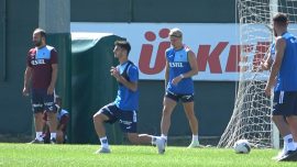 Trabzonspor’da yeni transfer Bakic ilk idmanına çıktı
