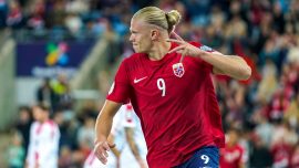 Erling Haaland Norveç’in en golcü 2. futbolcusu oldu