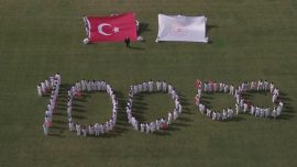 Tekvandoculardan Cumhuriyet’in 100. yılı kutlaması