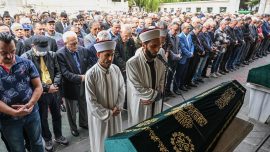 Trabzonspor Başkanı Ertuğrul Doğan’ın dayısı son yolculuğuna uğurlandı
