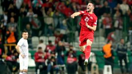 Yunus Akgün’ün Letonya maçında attığı gol haftanın golü seçildi