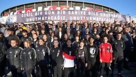 Beşiktaş Gazi Mustafa Kemal Atatürk’ü andı