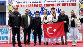 Milli sporculardan Romanya’da biri altın iki madalya